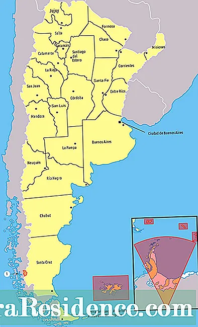 Main cities of Argentina